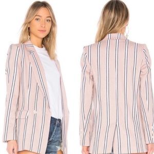 Free People Uptown Girl Pink Blazer